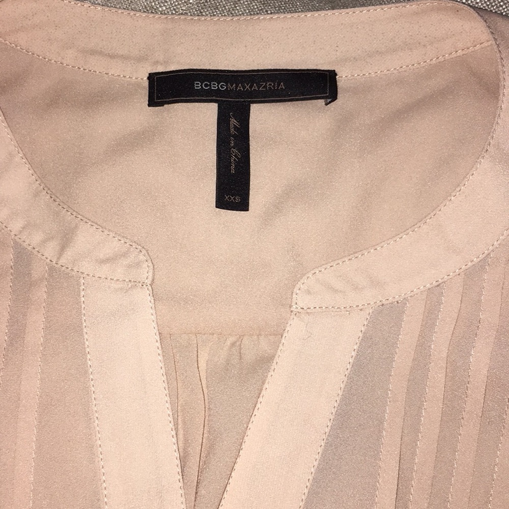 Bcbg Maxazria Sheer Button Down Blouse - image 3